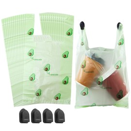 Car Trash Bag Hanging Disposable Car Garbage Bag Pack of 200 Small Auto Trash Bag for Car with 4 Hook for Car Kitchens Bedrooms Offices During Travel and Camping (Green)