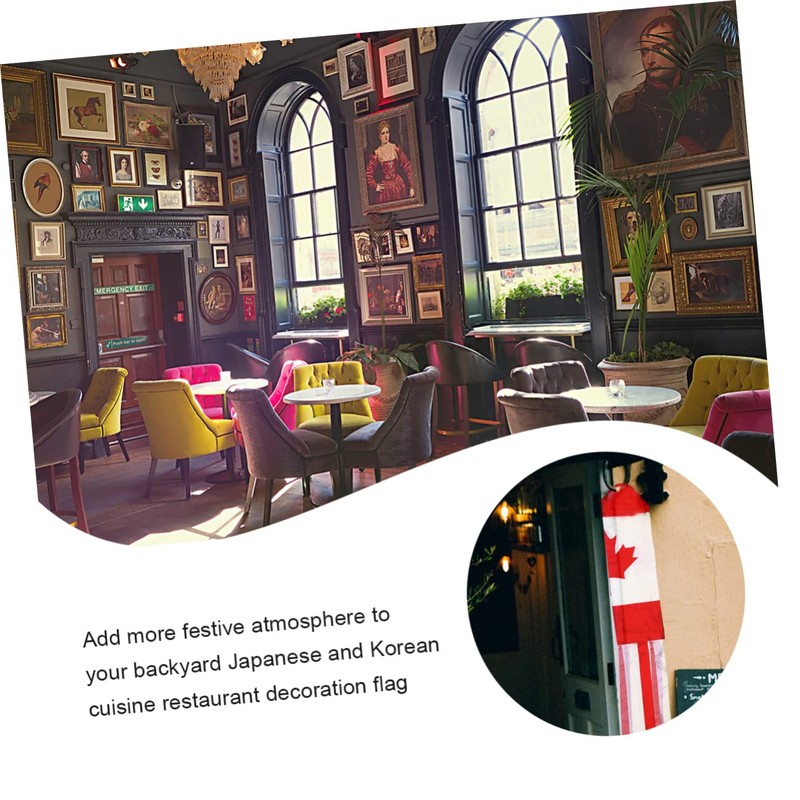 Kisangel Canada Windsock Flag Wind Outdoor Flags Hanging Windsock for