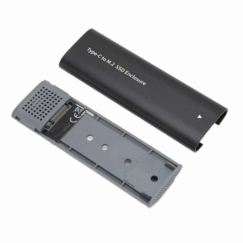 M.2 SATA Hard Drive Enclosure 5Gbps High Speed Tool Free