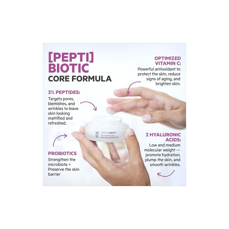 SVR Biotic PEPTI Gel Matificante Regenerador Refill para Signos de