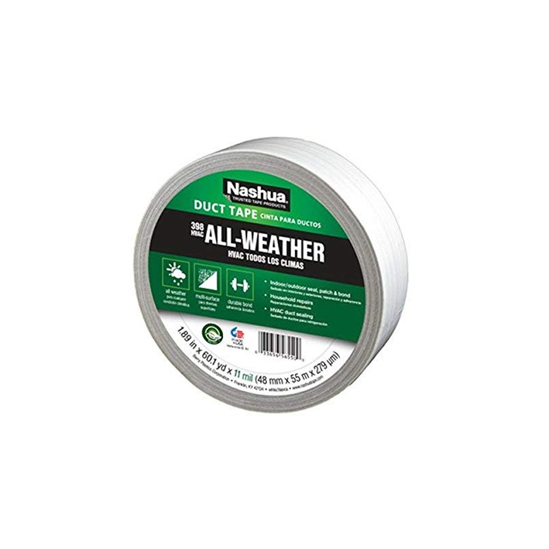Nashua 398 Polyethylene Coated Cloth Professional Grade Duct Tape, 55