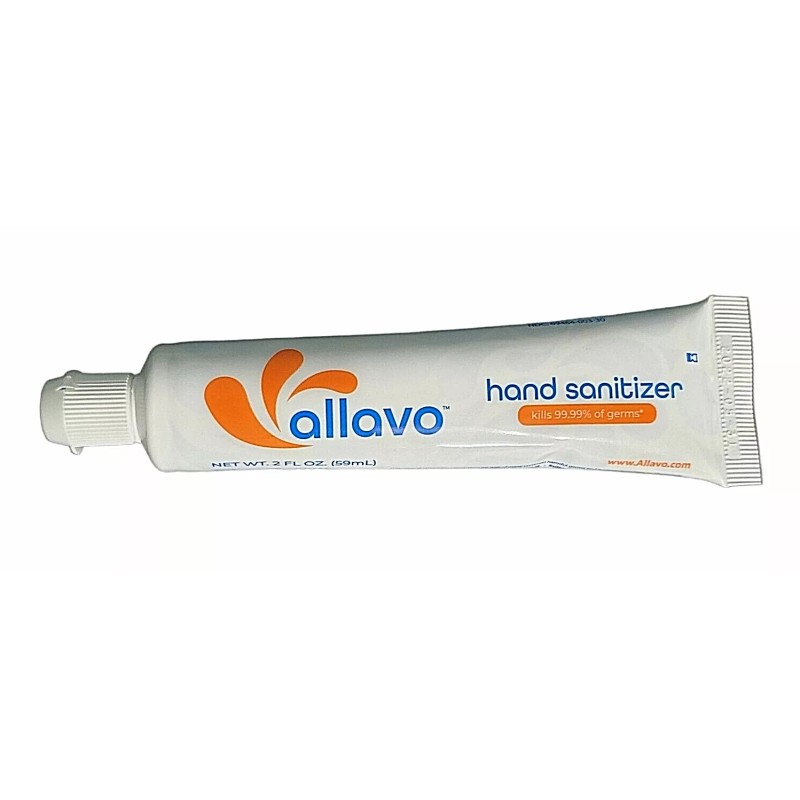 Allavo Hand Sanitizers 2 Oz Tube 6 Pack Bundle