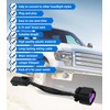 HID to LED Headlight Conversion Wiring Kit Headlight Adapter Harness
