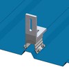MageBracket RH with L Bracket R-Panel Trapezoidal Metal Roof Mounting