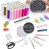 Juning Sewing Kit with Sewing Accessories, 42 Bobbins of Thread,