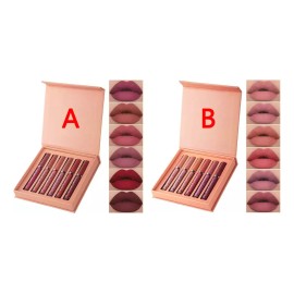 Set De Pintalabios Mate, Paquete De 6 Mascarillas Labiales G