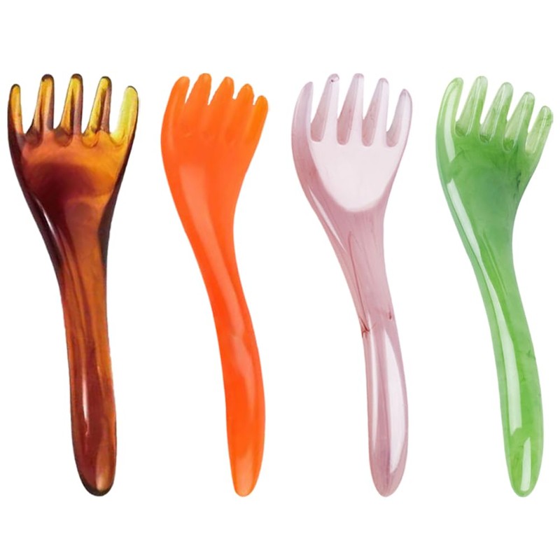 Healifty 4 Pcs Guasha Scraping Massage Tool Massage Comb Facial