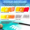 WEILAOK Masking Fluid, Watercolour Masking Fluid, Scratch Crepe for Precise