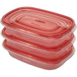 3-Piece Rectangle Food Storage Container by Rubbermaid