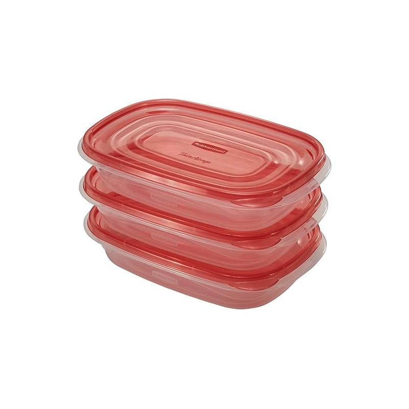 3-Piece Rectangle Food Storage Container by Rubbermaid
