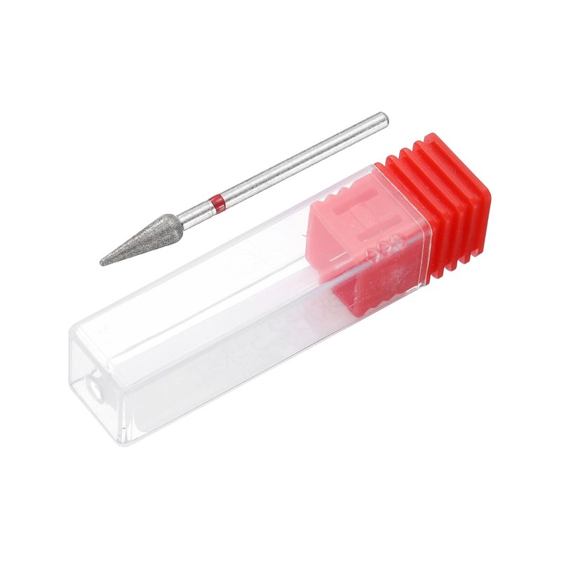 sourcing map 200-230 Grits Diamond Grinding Bit 4.2mm Bullet-Head 2.35mm