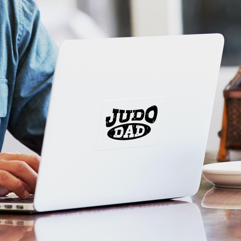 CafePress Judo Dad Rectangle Bumper Sticker Car Decal