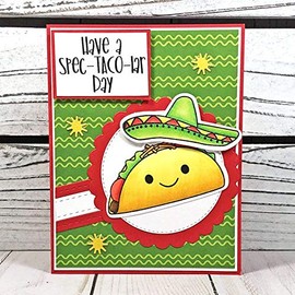 Taco Party Stamps for Card-Making and Scrapbooking by The Stamps of Life - Tacos2Stamp Fiesta