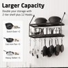KES Pot Rack Wall Mounted, Pots and Pans Hanging 2