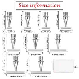 Thin Version Stainless Steel Diamond Painting Art Drilling Tips Nibs Placers Tool Accessories All 9 Beads