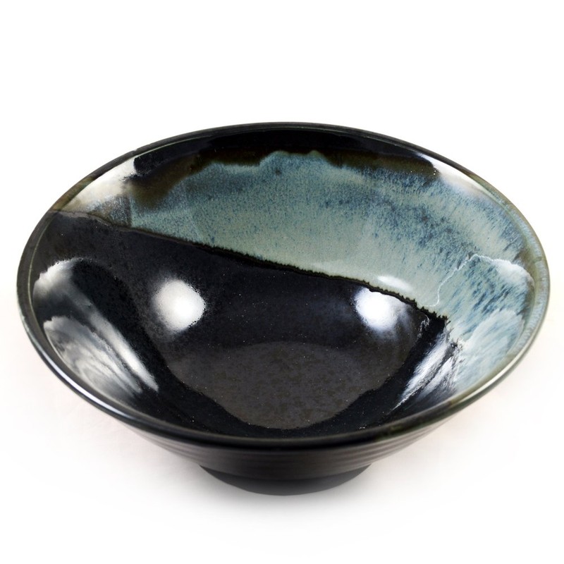 Zen Minded Japanese Ceramic Ramen Noodle Soup & Sushi Bowl