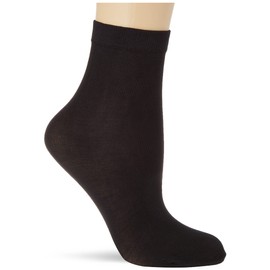 Nur Die Women's Söckchen Cotton Sensation Socks, 60 Den, Black-Schwarz (Schwarz 94), One Size