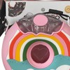 Doughnut Bottle 380ML Cute Leakage Proof Portable BPA Free Silicone