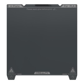 Comgrow Creality - Placa de construcción oficial K1C, 235 x 235 mm, superficie lisa PEI, placa de cama magnética flexible de acero para K1/K1C/Ender 3/3 V2/3 V3/3 V3 KE/3 V3 SE (sin base magnética)