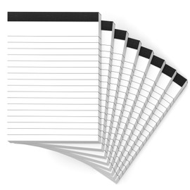 8 Pack Notepad Small Notepads Refills 4 x 6 Memo Pads Lined Paper Pad Bloc Note Writing Note Pads 4 x 6” Scratch Pads Server Writing Pads Small Pocket Notebook with 30 Sheets Per Pad for School Office