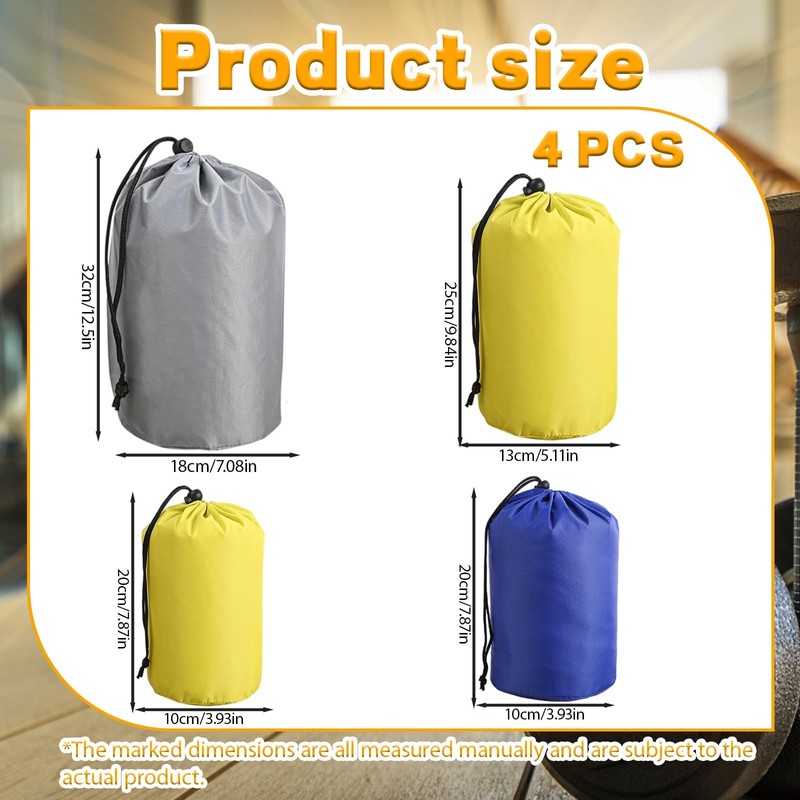 GegXcn Rucksack Liner, Stuff Sacks, Sleeping Bag Compression Sack, 4
