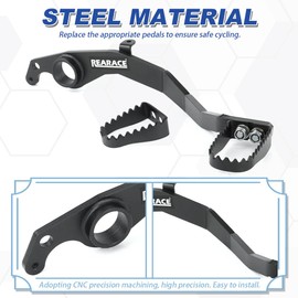 REARACE Rear Brake Pedal Foot Brake Lever Fit for Raptor 700 2013-2024, Raptor 700R / SE 2013-2024