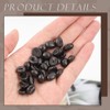 Luckforest Artificial Coffee Beans, 300 Pcs 1:1 Scale Simulation Fake
