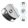 Stainless Steel Glass Shelf Brackets, 4-Pack