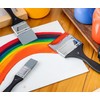 Falling in Art Silicone Paint Brush Set, Lined Edged Flexible