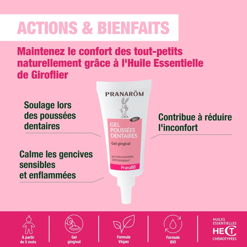 Pranarôm PranaBB Gingival Gel Teething Organic 15g