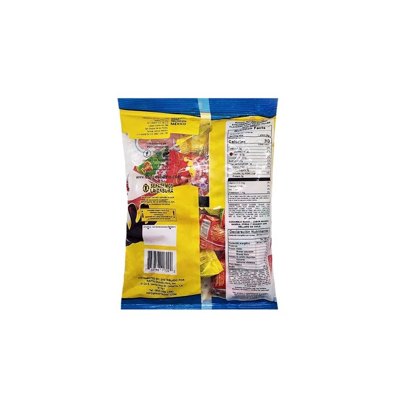 BENY LOCOCHAS PEG BAG HARD CANDY WITH CHILI POWDER CENTER