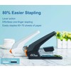 Deli Effortless Heavy Duty Stapler, One Touch Stapling, Easy to