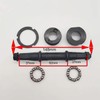 ZZRSDAN 5S Bicycle Bottom Bracket Cycle Crank Axle Square Taper,
