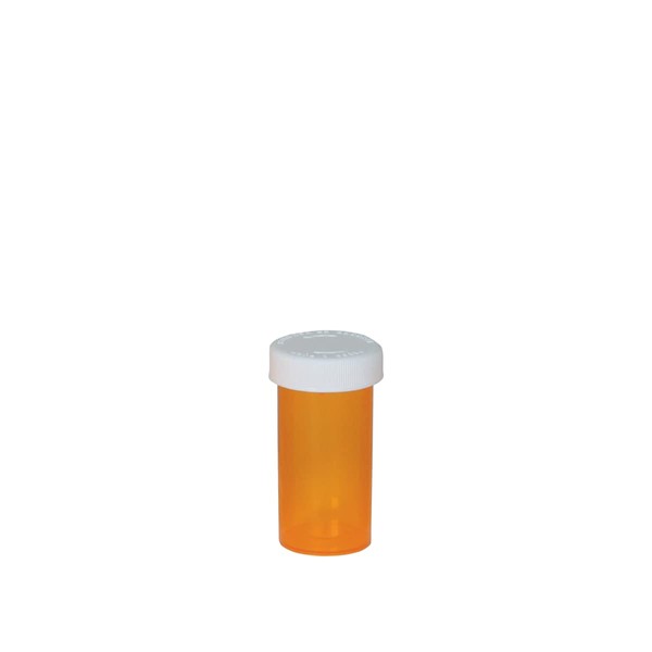 Ezy Dose Pill, Medicine, Vitamin Container & Vial, 13 Dram Storage, Child-Resistant Cap (Case of 280)