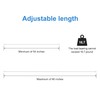 Amazer Spring Tension Shower Curtain Rod, 54-90 Inches Rust-Resistance Shower
