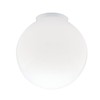 Westinghouse 8557000 Gloss White Machine Blown Glass Globe Shade