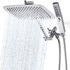 G-Promise All Metal 12" Dual Shower Head Combo | Rain