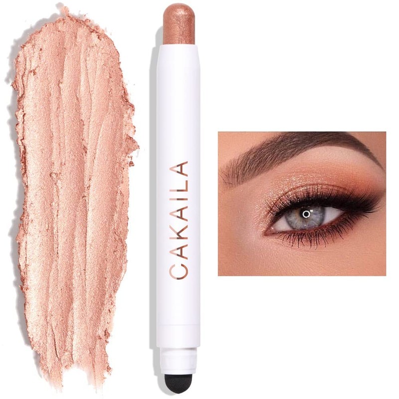 Mysense Creamy Eyeshadow Stick,Shimmer Eyeshadow Pencil Crayon,2 in 1 Eyeshadow