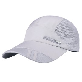 Men Women Quick Dry Baseball Cap Lightweight Sun Hat Breathable Airy Mesh UV Protection Visor with Adjustable Buckle Baseball Cap Outdoor Sports Camping Hiking Running Travel for Unisex Adult 54-58CM