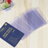 DEDC 100Pcs Semi Rigid Card Holder, Semi Rigid Card Sleeves