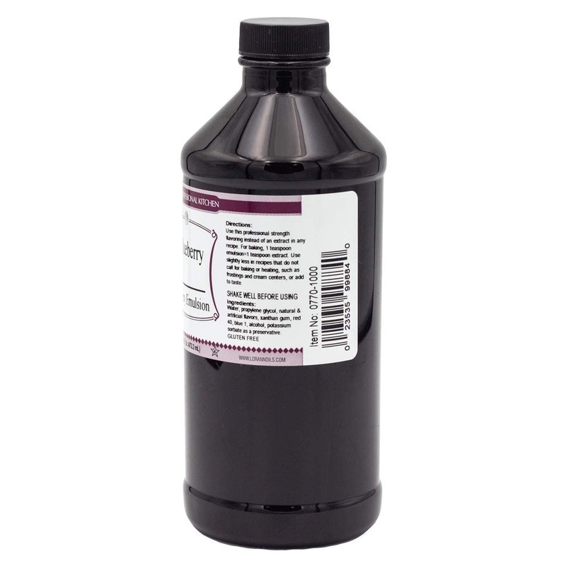 Lorann Oils Blueberry Bakery Emulsion: Realistic Blueberry Flavor, Perfect for