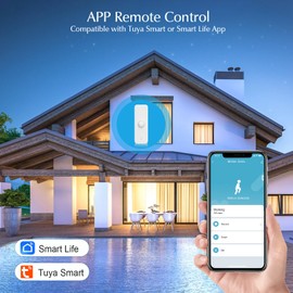 eMylo Indoor Motion Detector, WiFi Motion Sensor Indoor with Smart Life and Tuya Smart, 128° Motion Sensor, 6 m Range, Free App Notification, 1 Pack