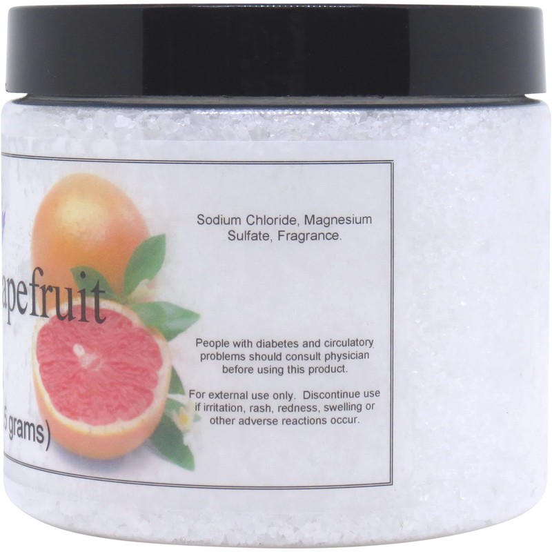 Ruby Red Grapefruit Bath Salts by Eclectic Lady, 16 ounces