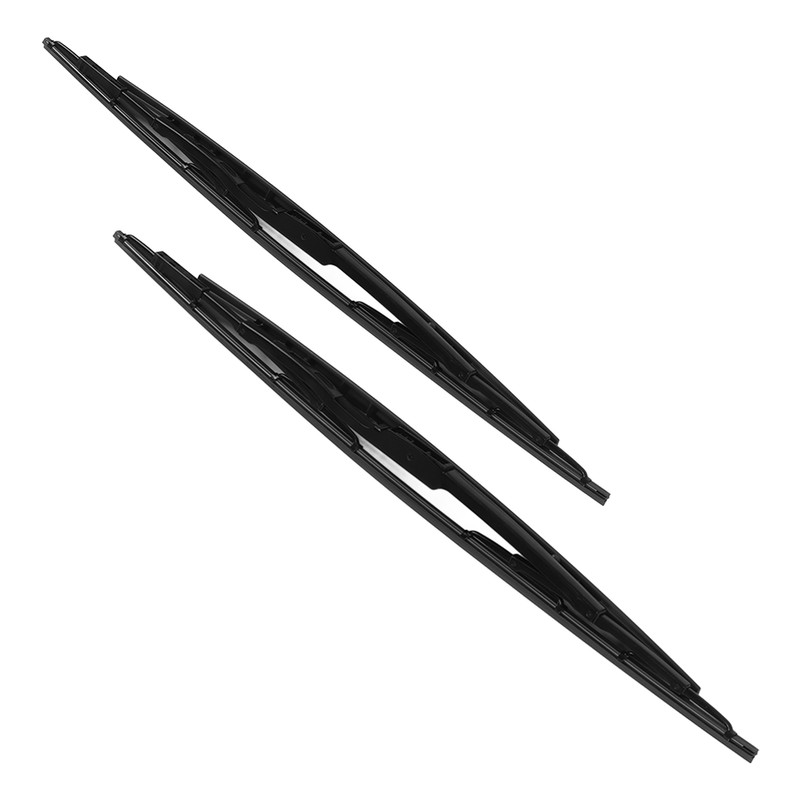 Pair Windshield Wiper Blades Quiet Weatherproof 61610442837 Replacement for E65