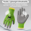 Joottuan 6 Pairs Kids Gardening Gloves Children Work Gloves Rubber