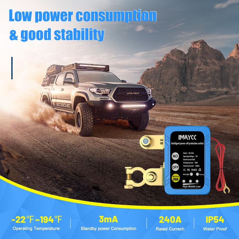 New Version Kill Switch for Car - Remote Battery Disconnect