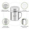 Stainless Steel Salt and Pepper Shakers Set, 6 OZ Seasoning