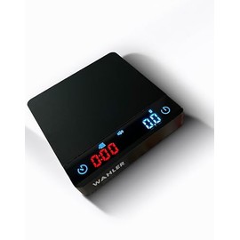 WAHLER® #2 I Barista Scales with Car Timer I Barista Scales Small Espresso Scales Portafilter I Pour Over Scales Mini I USB C I Metal