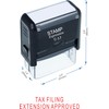 stampexpression - Tax Filing Extension Approved Office Self Inking Rubber