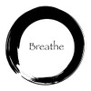 CafePress Enso with Breathe Sticker Square Bumper Sticker Car Decal